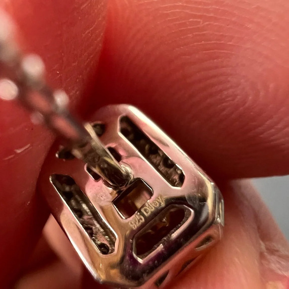 Yellow and white moissanite halo stud earrings in rhodium over sterling silver - Picture 8 of 12